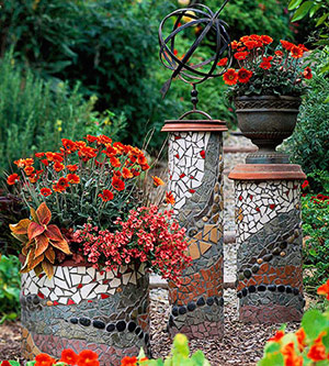 mosaic9 Thiết kế vườn nhà đệp với phong cách Mosaic
