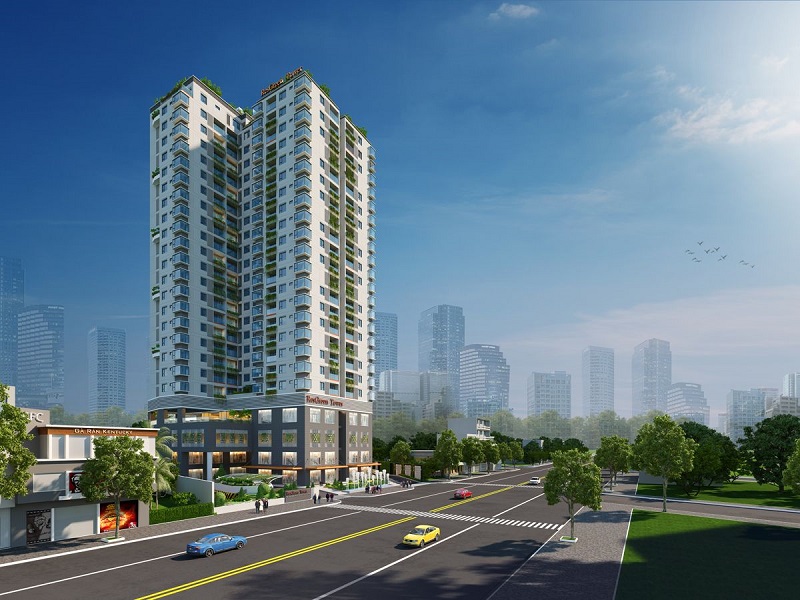 Hình ảnh: Phối cảnh 3D và nhà mẫu khu căn h?ResGreen Tower Tân Phú -  CafeLand.Vn