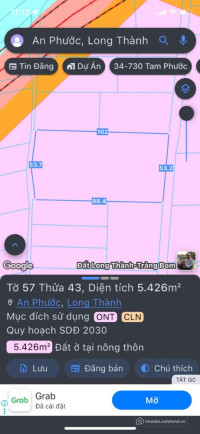 Bán 5,4 sào ngay thị trấn Long Thành