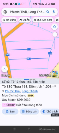 Bán Đất Tân Hiệp, Long Thành - Cơ Hội Đầu Tư Sinh Lời Với Sổ Sẵn Sang Tên!