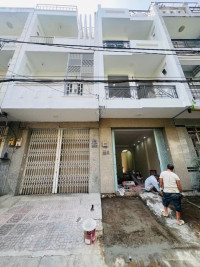 BÁN NHÀ MẶT TIỀN ĐƯỜNG SỐ 80,QUẬN 6 (4m x 15m x 3 TẦNG) 8,5 TỶ TL