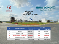 Đất nền nhà phố vườn Nam Long 2 – 42,7tr/m² – Thanh toán nhẹ