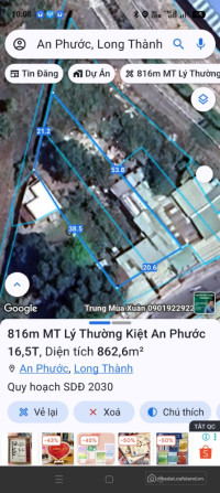 Bán 816m mặt tiền HL 21 An Phước,Thông cầu Đồng Nai 2