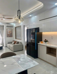 View cầu Ba Son - CH góc 2PN (48m2) - mới 100%, SHR , Ở Ngay , Bank 70%