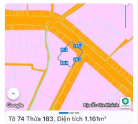 Chuyển nhượng lô đất 2 mặt tiền đường Hùng Vương, Nhơn Trạch, Đồng Nai