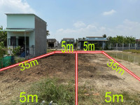 Bán 10m đất thổ cư Mặt Tiền Đường ô tô  Phạm Văn Chính tại Cần Đước