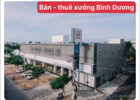 Chuyển nhượng hoặc cho thuê kho xưởng góc 2 mặt tiền đường Đại lộ Bình Dương