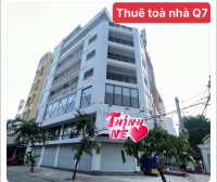 Cho thuê tòa nhà góc 2 mặt tiền đường Nguyễn Thị Thập, phường Tân Hưng, quận 7