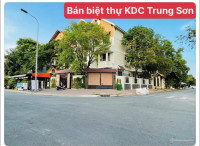 Bán biệt thự góc 2 mặt tiền view sông khu dân cư Trung Sơn