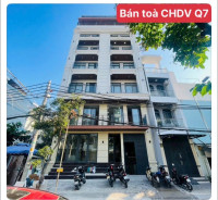 Bán tòa căn hộ dịch vụ mặt tiền đường số, phường Tân Hưng, Q7