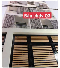 Bán căn hộ dịch vụ Trần Văn Đang, phường 11, quận 3