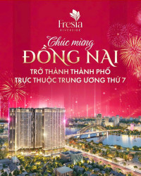 2PN 2WC 51,5 m2 giá chỉ 1 tỷ 950 Căn hộ Fresia Biên Hòa CK 4%, vay 75%, TT 25%