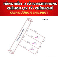 Mở bán giá F0 cho các nhà đầu tư  lô đất xóm 8 , Nghi Phong