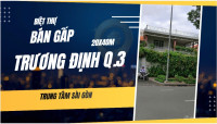 Tuyệt phẩm biệt thự 20 x 40m Trương Định Quận 3 trung tâm Sài Gòn
