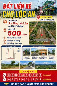Bán Gấp Lô Đất Sau Chợ Lộc An, Bảo Lâm, Lâm Đồng Giá 500tr