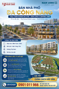 Nhà phố đa công năng khu Nam Long 2