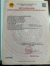 Bán đất thổ cư Đại Cường 100m2 Làm việc trực tiếp giá tốt !!!