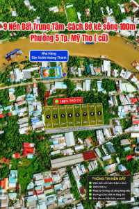 Đất nền full thổ cư giữa trung tâm thành phố Mỹ Tho