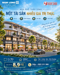 Nhà phố Nam Long II từ 8,9 tỷ: 264m² vừa ở vừa kinh doanh