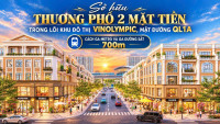 chỉ 5 Tỷ Sở Hữu Thương Phố 2 mặt tiền mặt đường QL1A