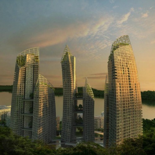 Những tòa tháp cong độc đáo