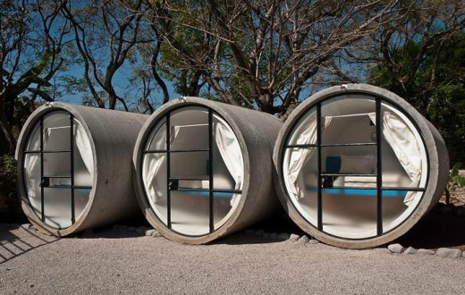 Khách sạn trong ống cống siêu kool ở Mexico