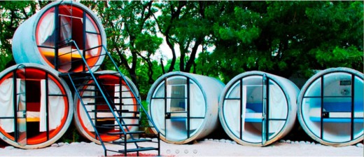 Khách sạn trong ống cống siêu kool ở Mexico