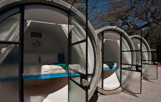 Khách sạn trong ống cống siêu kool ở Mexico