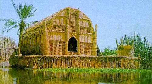 Những ngôi nhà lau sậy hùng vĩ trên đầm lầy miền Nam Iraq
