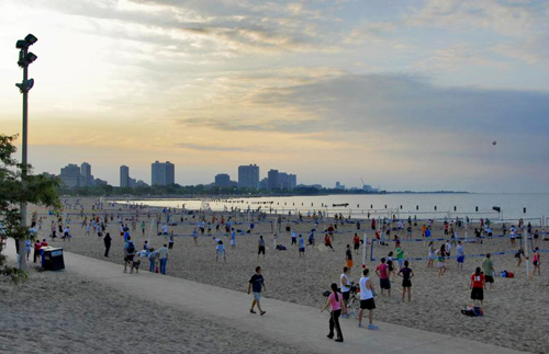 Thành phố của cao ốc và màu xanh