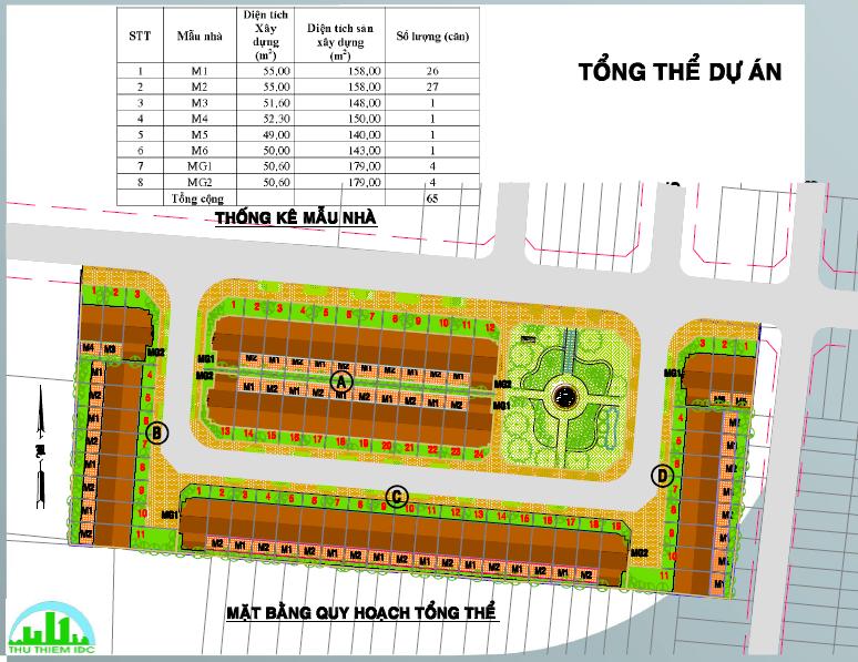  Tổng quan và quy mô khu nhà liên kế Đất Việt: Không gian nhà Việt