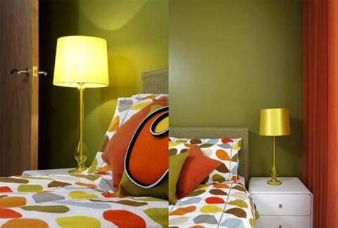 Sống động với căn phòng đa sắc màu 