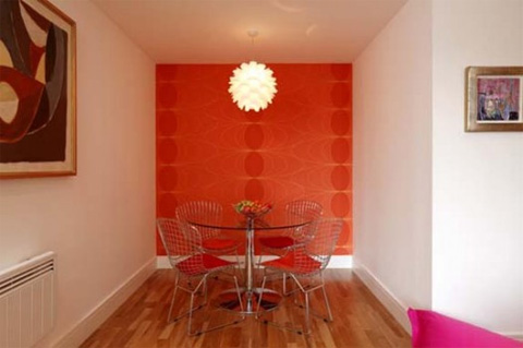 Sống động với căn phòng đa sắc màu 