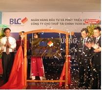 BIDV khai trương Công ty Cho thuê tài chính BLC
