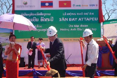 Hoàng Anh Gia Lai: Khởi công dự án sân bay quốc tế Attapeu