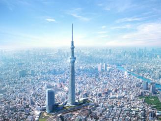Sky Tree: Tòa tháp cao thứ 2 thế giới sắp hoàn thành