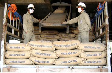 Sản lượng xi măng quý 1/2012 đạt 12,1 triệu tấn