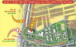 Chào bán Phố thương mại - Dịch vụ Bàu Bàng giá từ 2 triệu đồng/m2 