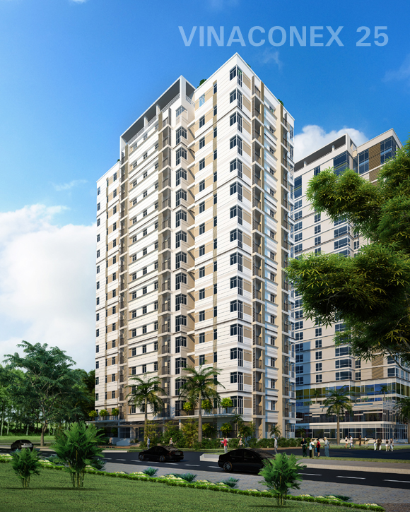 Vinaconex 25: Trúng thầu Khu phức hợp EVN-LAND Central Đà Nẵng