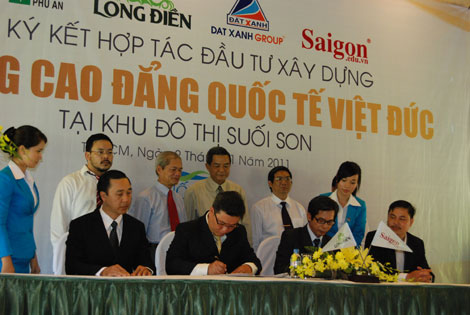 Xây dựng Trường Cao đẳng Quốc Tế Việt Đức tại Khu đô thị Suối Son