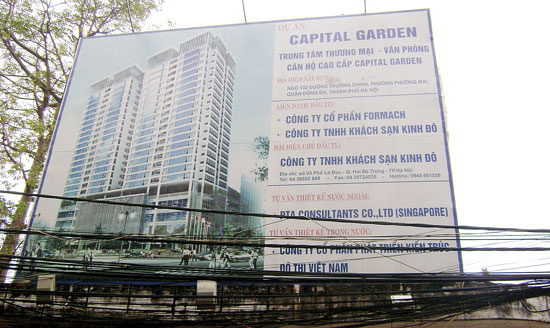 Mua nhà Capital Garden coi chừng thủ tục pháp lý