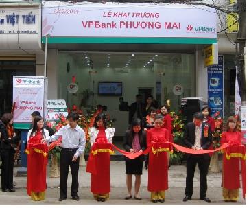 VPBank: Khai trương chi nhánh tại Huế, Hà Nội