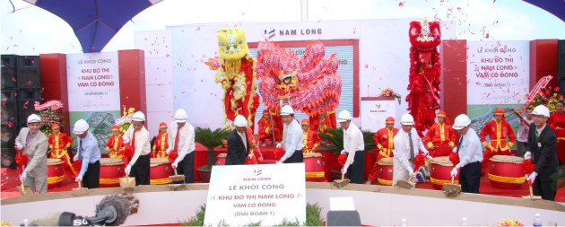 Nam Long khởi công dự án Nam Long – Vàm Cỏ Đông