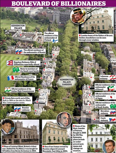 Choáng ngợp với khu phố 'vàng'