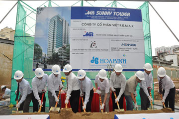 Hòa Bình: Khởi công dự án MB Sunny Tower