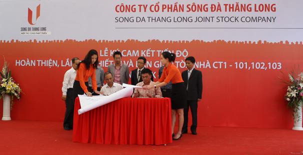 Sông Đà Thăng Long: Bàn giao Khu CT1 - Usilk City trong tháng 06/2012