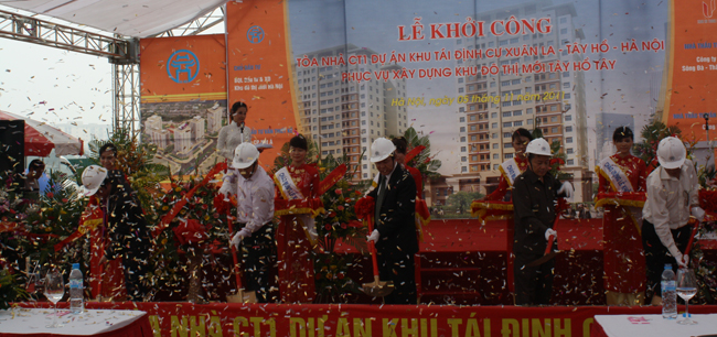  Khởi công xây dựng Khu tái định cư Xuân La, Hà Nội