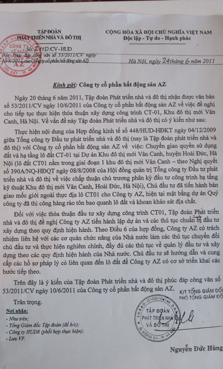 AZ sẽ trả tiền cho khách hàng theo đúng hợp đồng?