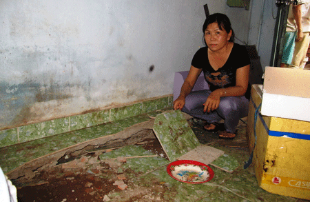 Dự án làm hỏng nhà dân nhưng không bồi thường