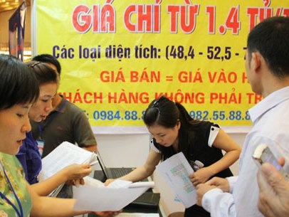 Hội chợ nhà giá gốc Bán cả dự án chưa khởi công